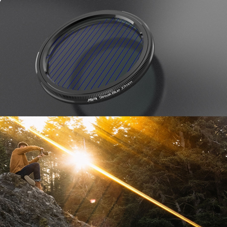 JSR Starlight Drawing Camera Lens Filter, Size:72mm(Streak Blue) - Camera Accessories by JSR | Online Shopping UK | buy2fix