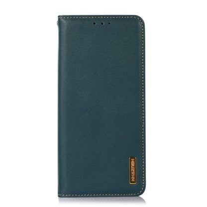 For Samsung Galaxy M53 5G KHAZNEH Nappa Top Layer Cowhide Leather Phone Case(Green) - Galaxy Phone Cases by buy2fix | Online Shopping UK | buy2fix