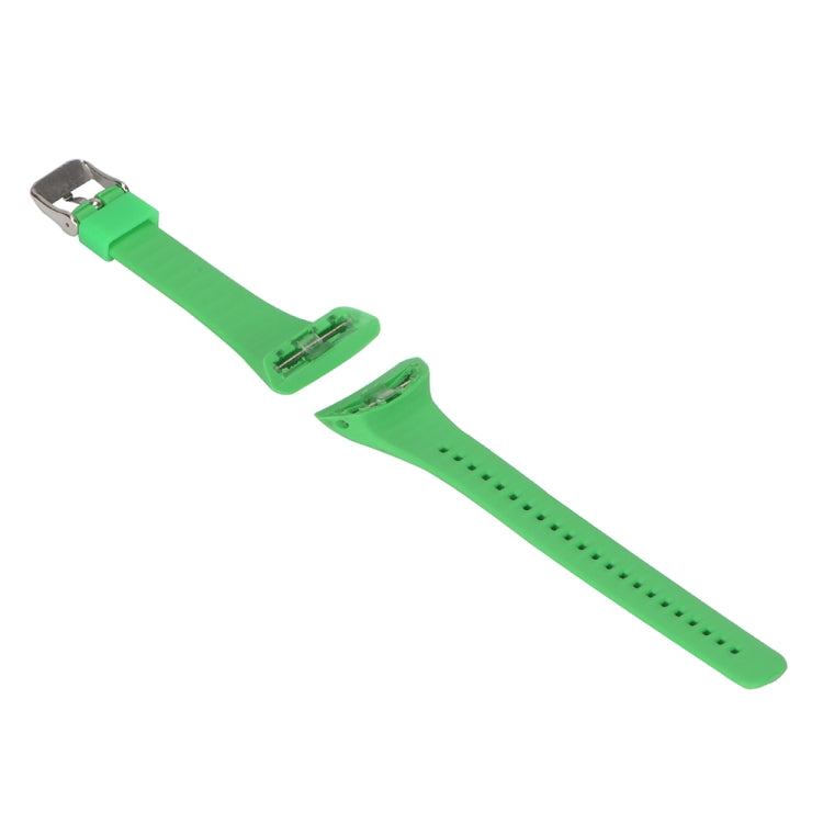 For POLAR FT4 & FT7 Silicone Watch Band(Green) - Smart Wear by buy2fix | Online Shopping UK | buy2fix