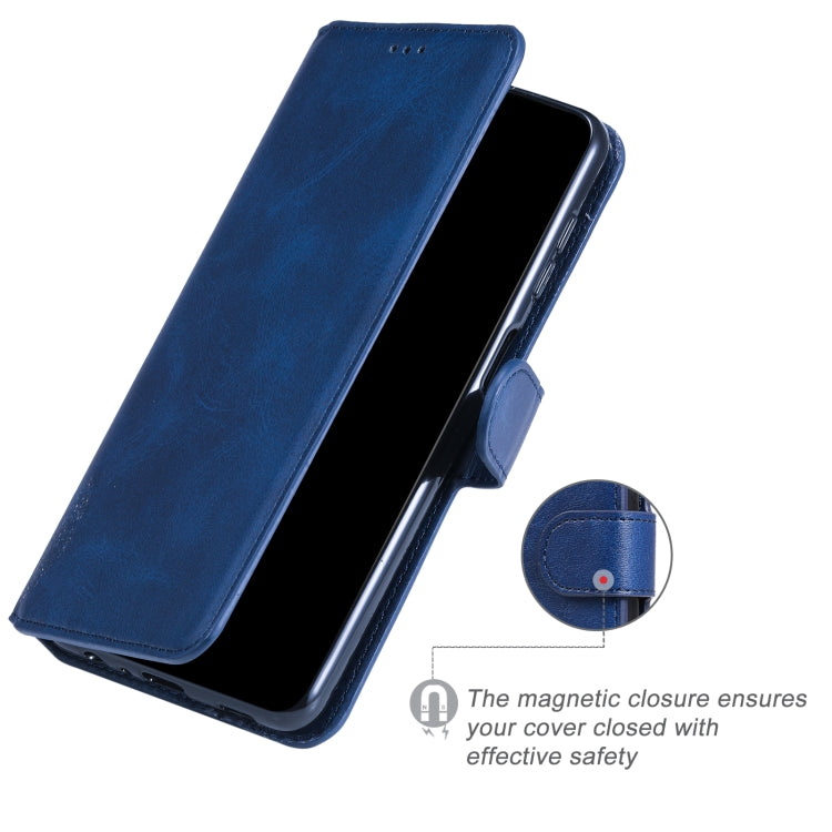 For Xiaomi Redmi 10C 4G Classic Calf Texture Flip Leather Phone Case(Blue) - Xiaomi Cases by buy2fix | Online Shopping UK | buy2fix