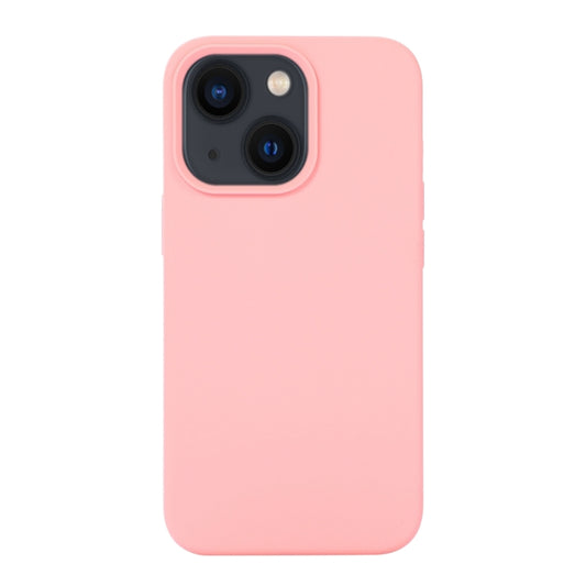 For iPhone 14 Liquid Silicone Phone Case (Cherry Blossom Pink) - iPhone 14 Cases by buy2fix | Online Shopping UK | buy2fix