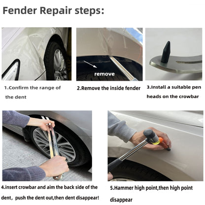 N6 96 in 1 Car Paintless Dent Removal Fender Damage Repair Puller Lifter, Plug Type:UK Plug - In Car by buy2fix | Online Shopping UK | buy2fix