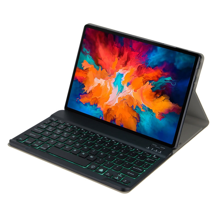 For Lenovo Tab M10 HD Gen 2 Backlight Bluetooth Keyboard Leather Tablet Case(Black) - Lenovo Keyboard by buy2fix | Online Shopping UK | buy2fix