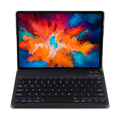 For Lenovo Tab M10 HD Gen 2 Bluetooth Keyboard Leather Tablet Case(Black) - Lenovo Keyboard by buy2fix | Online Shopping UK | buy2fix