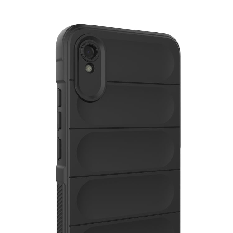 For Xiaomi Redmi 9A Magic Shield TPU + Flannel Phone Case(White) - Xiaomi Cases by buy2fix | Online Shopping UK | buy2fix
