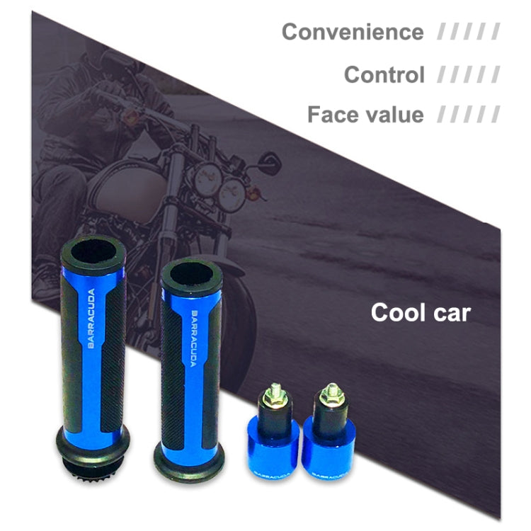 Motorcycle Modification Accessories Hand Grip Cover Handlebar Set(Blue) - In Car by buy2fix | Online Shopping UK | buy2fix