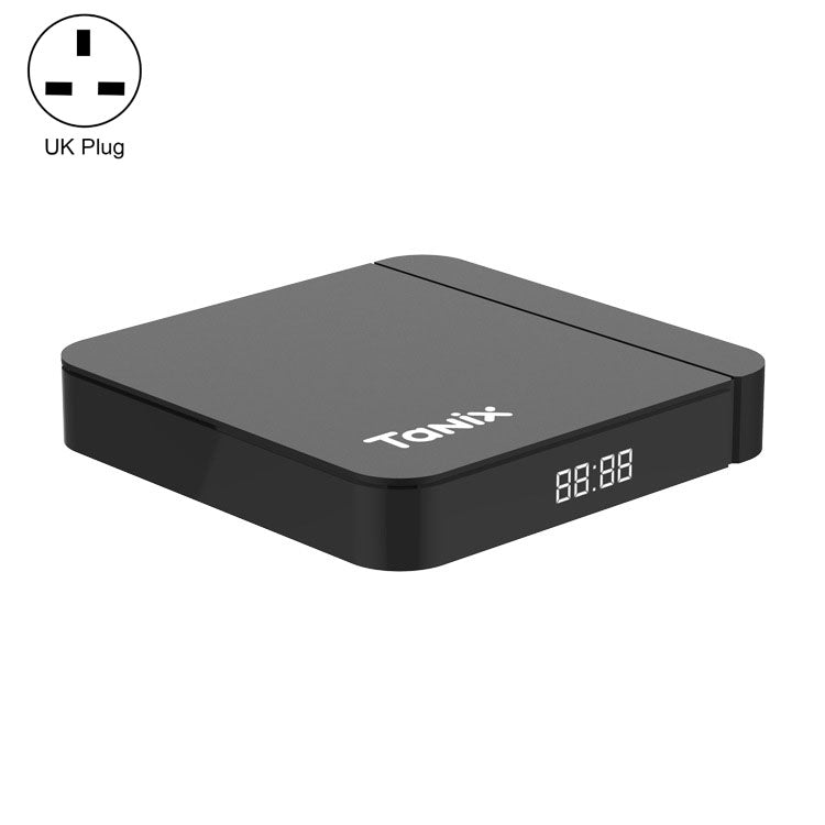 Tanix W2 Amlogic S905 Quad Core Smart TV Set Top Box, RAM:4G+32G With Dual Wifi/BT(UK Plug) - Amlogic S905 by buy2fix | Online Shopping UK | buy2fix