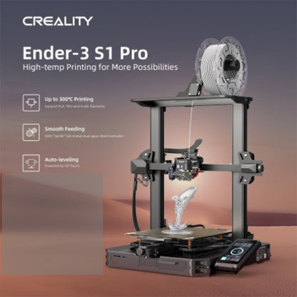 Creality Ender-3 S1 Pro Automatic Leveling High-temp 3D Printer EU Plug - 3D Printer by Creality | Online Shopping UK | buy2fix