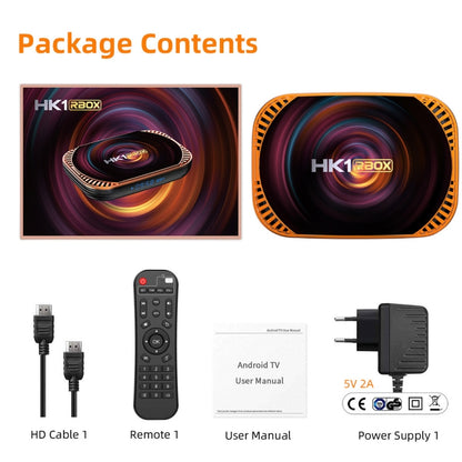 MECOOL HK1RBOX X4 4K TV Box, Android 11 Amlogic S905X4 CPU with RC 4GB+128GB(UK Plug) - Consumer Electronics by MECOOL | Online Shopping UK | buy2fix