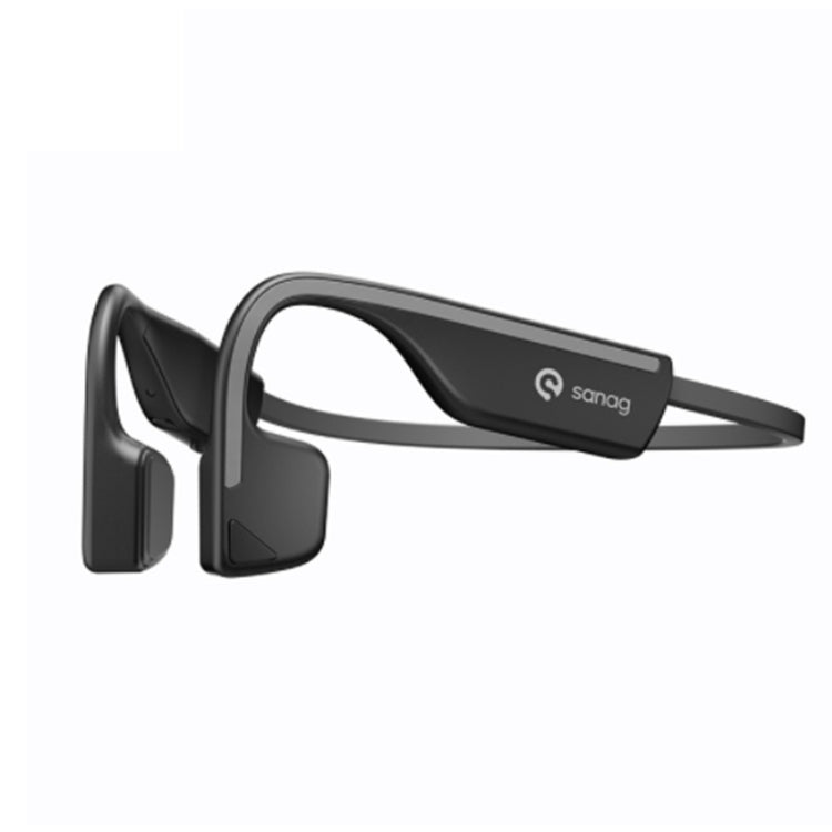 Sanag A11S Bone Conduction Second-generation Air Conduction Headphones(Black Grey) - Sport Earphone by Sanag | Online Shopping UK | buy2fix