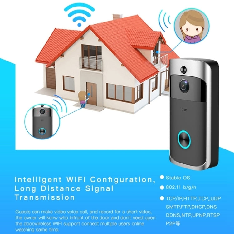 M3 720P Smart WIFI Ultra Low Power Video Visual Doorbell With Ding Dong Version(AU Plug) - Security by buy2fix | Online Shopping UK | buy2fix