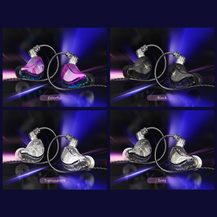 QKZ ZXT Sports In-ear Wired Control Plug HIFI Stereo Stage Monitor Earphone, Style:Standard Version(Transparent) - In Ear Wired Earphone by QKZ | Online Shopping UK | buy2fix