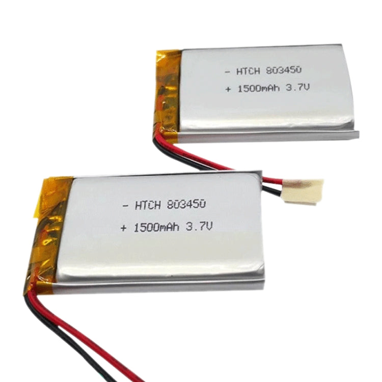 2pcs 803450 1500mAh Li-Polymer Battery Replacement - Others by buy2fix | Online Shopping UK | buy2fix