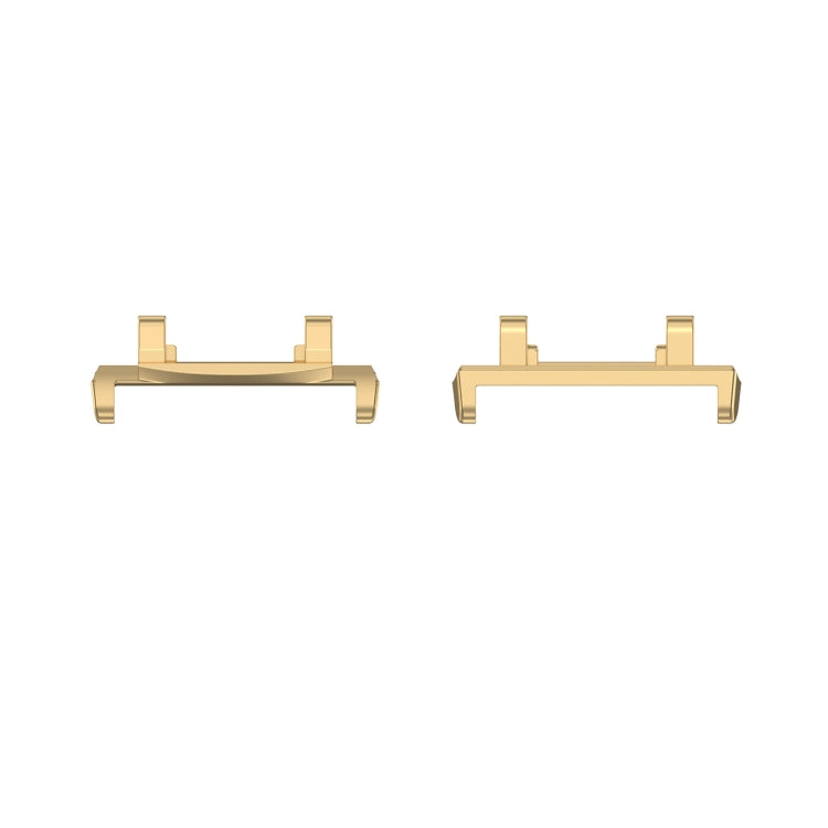 For AMAZFIT T-Rex 2 2 in 1 Metal Watch Band Connectors(Gold) - Smart Wear by buy2fix | Online Shopping UK | buy2fix