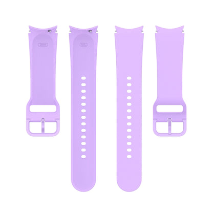 For Samsung Galaxy Watch 5 40mm Official Silicone Watch Band, Size:S(Purple) - Smart Wear by buy2fix | Online Shopping UK | buy2fix