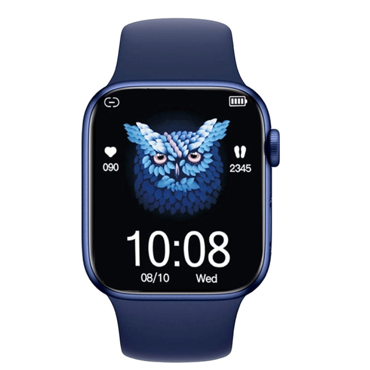 W17 Pro Max 1.9 inch Bluetooth Call Message Reminder Silicone Smart Watch(Blue) - Smart Wear by buy2fix | Online Shopping UK | buy2fix