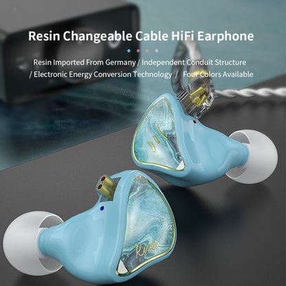 CVJ Hybrid Technology HiFi Music Wired Earphone No Mic(River) - In Ear Wired Earphone by CVJ | Online Shopping UK | buy2fix