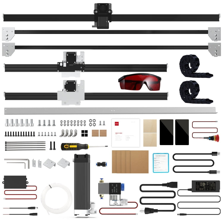 NEJE MASTER 3 MAX Laser Engraver with E30130 Laser Module(US Plug) - DIY Engraving Machines by NEJE | Online Shopping UK | buy2fix
