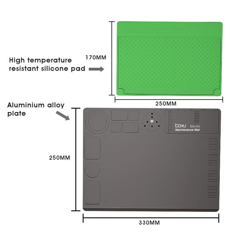 BAKU BA-696 2 in 1 Microscope Maintenance Insulation Pad - Working Mat by BAKU | Online Shopping UK | buy2fix