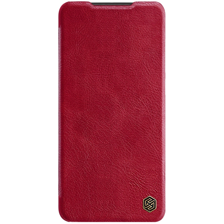 For Xiaomi Poco M4 5G NILLKIN QIN Series Crazy Horse Texture Leather Phone Case(Red) - Xiaomi Cases by NILLKIN | Online Shopping UK | buy2fix