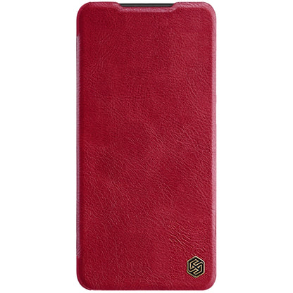 For Xiaomi Poco M4 5G NILLKIN QIN Series Crazy Horse Texture Leather Phone Case(Red) - Xiaomi Cases by NILLKIN | Online Shopping UK | buy2fix