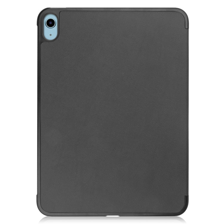 Solid Color Custer Texture Leather Tablet Case For iPad 10th Gen 10.9 2022 / 2025 (Black) - iPad 2025 / 2022 Cases by buy2fix | Online Shopping UK | buy2fix