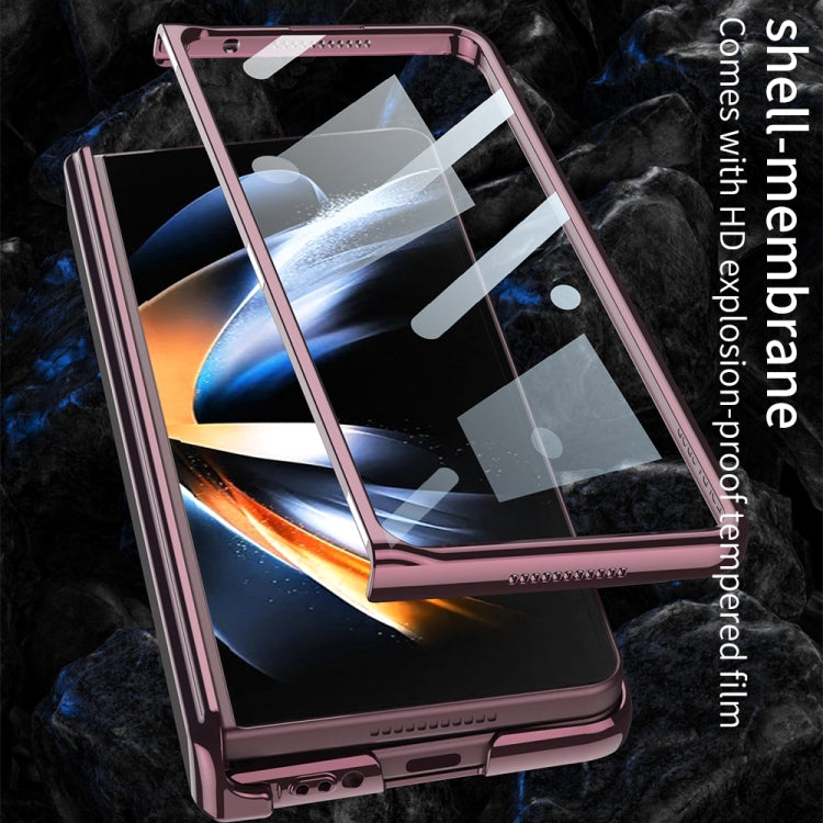 For Samsung Galaxy Z Fold4 GKK Integrated Magnetic Hinged Phantom Phone Case(Black) - Galaxy Z Fold4 5G Cases by GKK | Online Shopping UK | buy2fix
