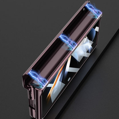 For Samsung Galaxy Z Fold4 GKK Magnetic Hinged Phantom Folding Phone Case(Champagne Gold) - Galaxy Z Fold4 5G Cases by GKK | Online Shopping UK | buy2fix