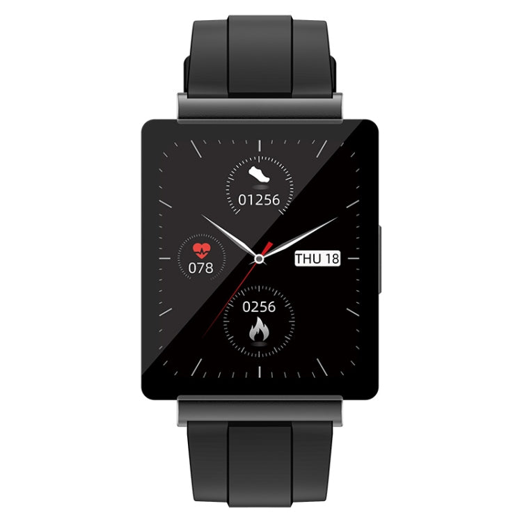 KS01 1.85 Inch Smart Watch Supports Blood Glucose Detection, Blood Pressure Detection, Blood Oxygen Detection(Black) - Smart Wear by buy2fix | Online Shopping UK | buy2fix