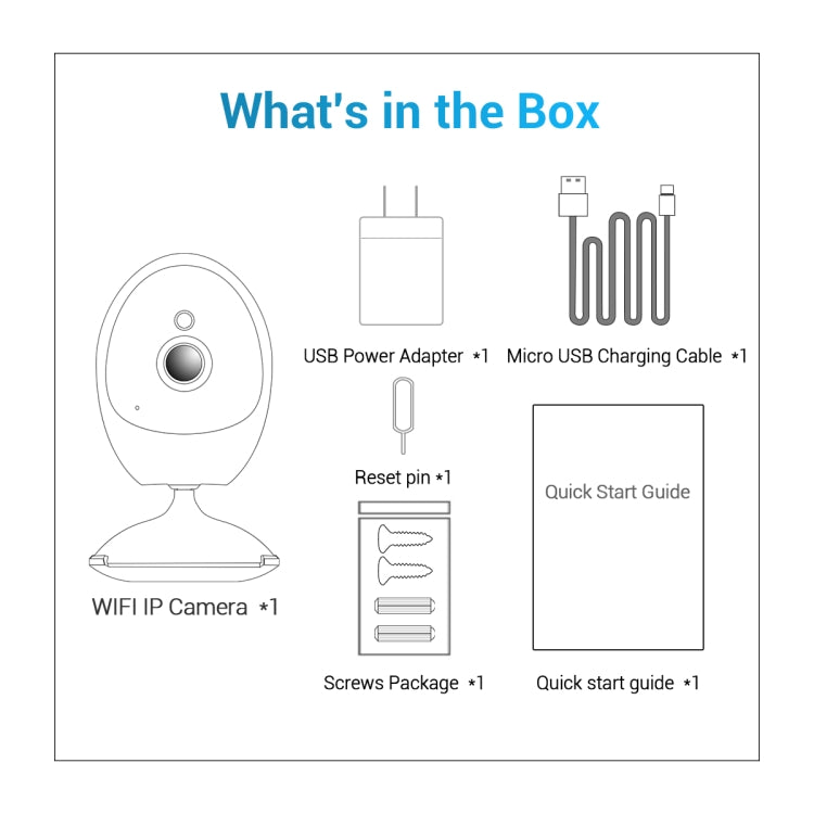 ESCAM QF006 3MP 1296P HD Indoor Wireless PTZ IP Camera IR Night Vision AI Humanoid Detection Home Security CCTV Monitor, Plug Type:EU Plug(White) - Security by ESCAM | Online Shopping UK | buy2fix