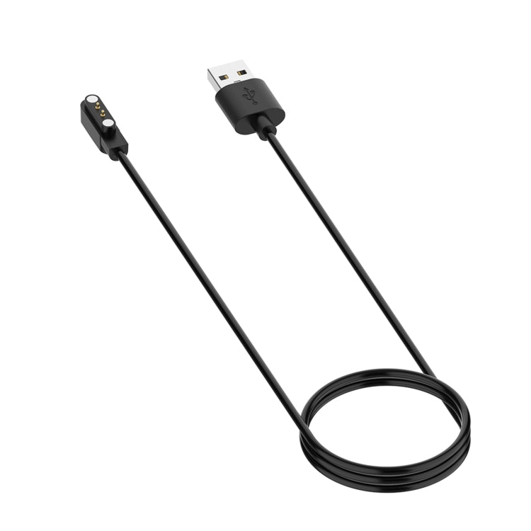 For Realme TechLife Watch Watch Magnetic Charging Cable Length: 1.2m(Black) - Smart Wear by buy2fix | Online Shopping UK | buy2fix