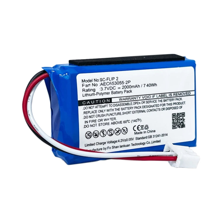 For JBL Flip 2 2013/Flip II Original AEC653055-2P Battery Replacement - Others by buy2fix | Online Shopping UK | buy2fix