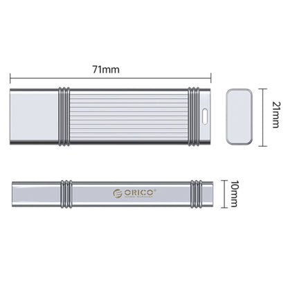 ORICO USB Solid State Flash Drive, Read: 520MB/s, Write: 450MB/s, Memory:256GB, Port:USB-A(Silver) - USB Flash Drives by ORICO | Online Shopping UK | buy2fix