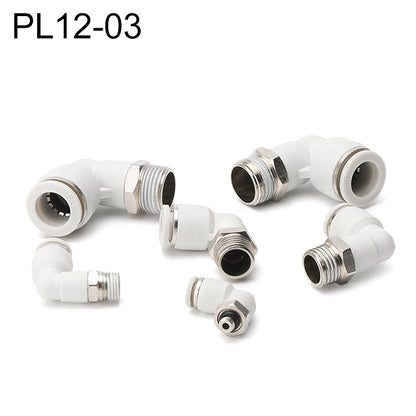 PL12-03 LAIZE PL Elbow Pneumatic Quick Fitting Connector -  by LAIZE | Online Shopping UK | buy2fix