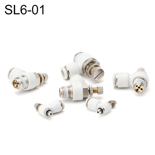 SL6-01 LAIZE SL Throttle Valve Elbow Pneumatic Quick Connector -  by LAIZE | Online Shopping UK | buy2fix