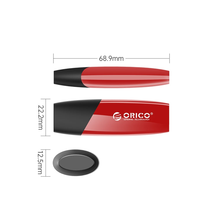 ORICO USB Solid State Flash Drive, Read: 520MB/s, Write: 450MB/s, Memory:256GB, Port:Type-C(Red) - USB Flash Drives by ORICO | Online Shopping UK | buy2fix