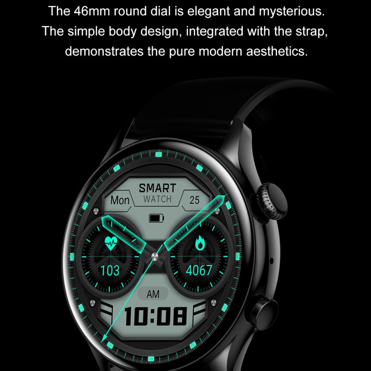 Ochstin 5HK8 Pro 1.36 inch Round Screen Blood Oxygen Blood Pressure Monitoring Bluetooth Smart Watch, Strap:Silicone(Gold) - Smart Wear by OCHSTIN | Online Shopping UK | buy2fix