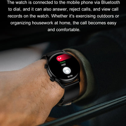 Ochstin 5HK8 Pro 1.36 inch Round Screen Blood Oxygen Blood Pressure Monitoring Bluetooth Smart Watch, Strap:Steel(Silver) - Smart Wear by OCHSTIN | Online Shopping UK | buy2fix