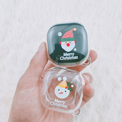 For Samsung Galaxy Buds Live Christmas Transparent TPU Earphone Case(Christmas Tree) - Samsung Earphone Case by buy2fix | Online Shopping UK | buy2fix