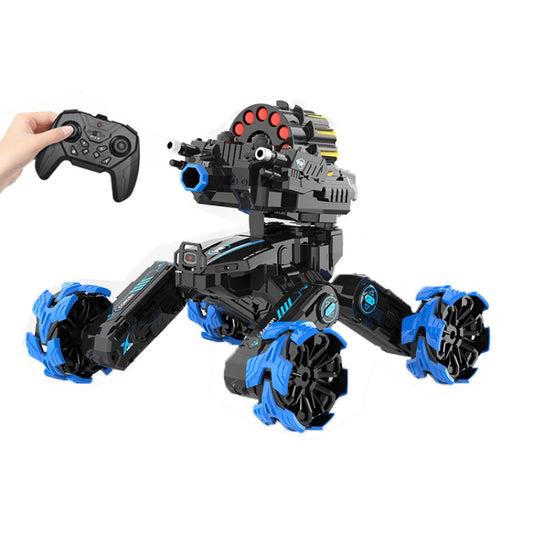 DM-518 Four-wheel Battle Blooming Tire Spray Remote Control Car, Specification:Single Control Soft Bomb(Blue) - RC Cars by buy2fix | Online Shopping UK | buy2fix