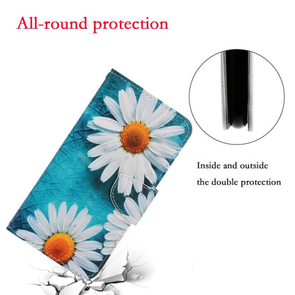 For Xiaomi Redmi A1 Colored Drawing Pattern Leather Phone Case(Daisy) - Xiaomi Cases by buy2fix | Online Shopping UK | buy2fix