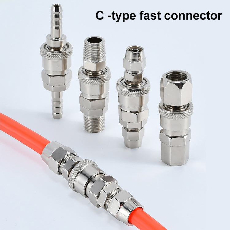 LAIZE PF-40 10pcs C-type Self-lock Air Tube Pneumatic Quick Fitting Connector -  by LAIZE | Online Shopping UK | buy2fix