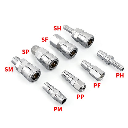 LAIZE SP+PP-20 10pcs C-type Self-lock Air Tube Pneumatic Quick Fitting Connector -  by LAIZE | Online Shopping UK | buy2fix