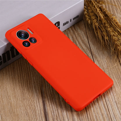 For Motorola Edge 30 Ultra / Moto X30 Pro Pure Color Liquid Silicone Shockproof Phone Case(Red) - Motorola Cases by buy2fix | Online Shopping UK | buy2fix