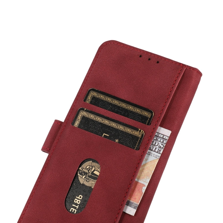 For Xiaomi Redmi Note 12 China KHAZNEH Matte Texture Leather Phone Case(Red) - Note 12 Cases by buy2fix | Online Shopping UK | buy2fix