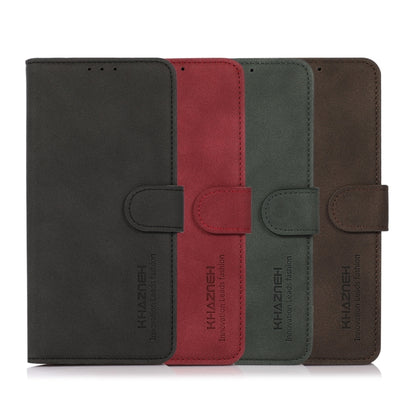 For Xiaomi Redmi Note 12 China KHAZNEH Matte Texture Leather Phone Case(Red) - Note 12 Cases by buy2fix | Online Shopping UK | buy2fix