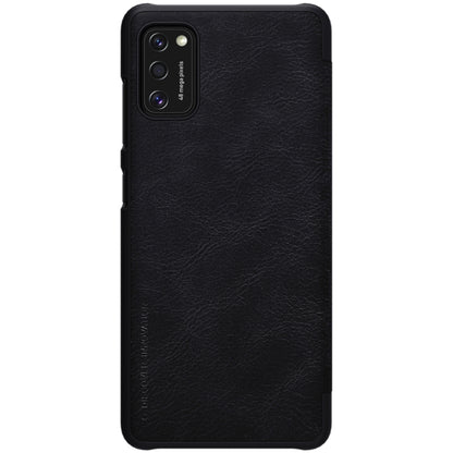 For Galaxy A41 NILLKIN QIN Series Crazy Horse Texture Horizontal Flip Leather Case With Card Slot(Black) - Galaxy Phone Cases by NILLKIN | Online Shopping UK | buy2fix