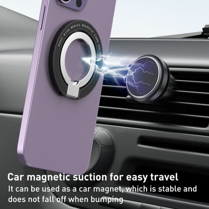 Car Magnetic Dual Axis Ring Phone Holder(Bright Sky Blue) - Ring Holder by buy2fix | Online Shopping UK | buy2fix