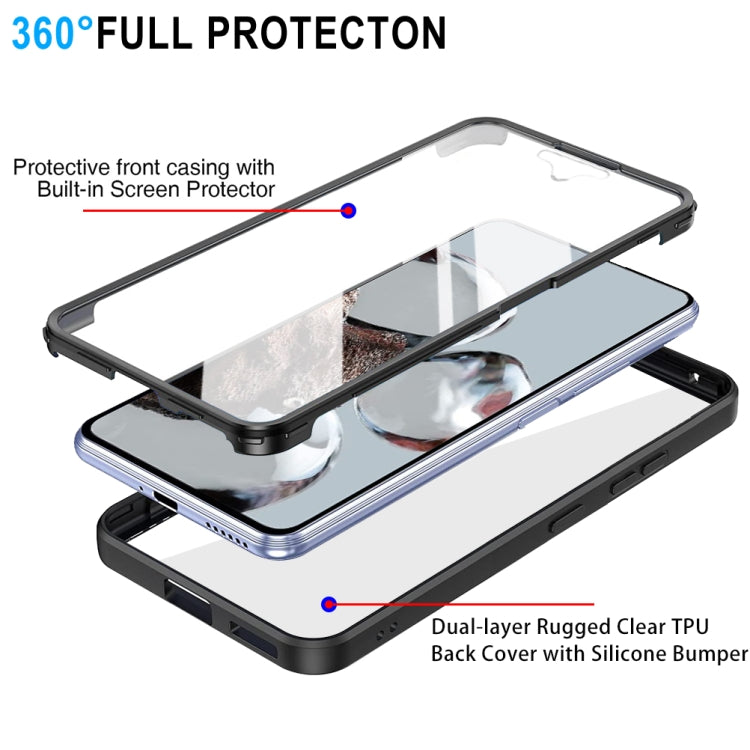 For Xiaomi 12T / 12T Pro 360 Degrees Full Coverage Phone Case(Black) - Xiaomi Cases by buy2fix | Online Shopping UK | buy2fix