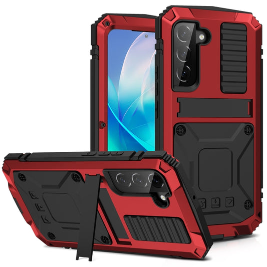 For Samsung Galaxy S23+ 5G R-JUST Life Waterproof Dustproof Shockproof Phone Case(Red) - Galaxy S23+ 5G Cases by R-JUST | Online Shopping UK | buy2fix